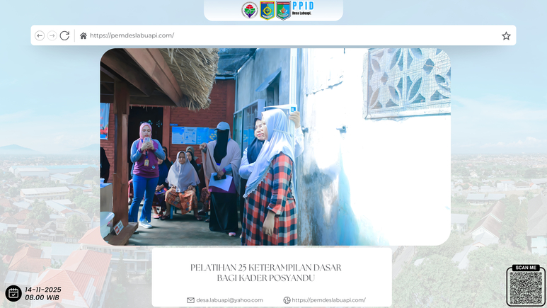 PELATIHAN 25 KETERAMPILAN DASAR KADER POSYANDU DI DESA LABUAPI