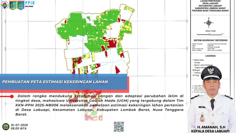Pembuatan Peta Estimasi Kekeringan Lahan