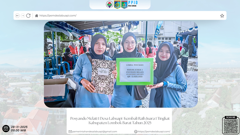 Posyandu Melati 1 Desa Labuapi Kembali Raih Juara 1 Tingkat Kabupaten Lombok Barat Tahun 2025