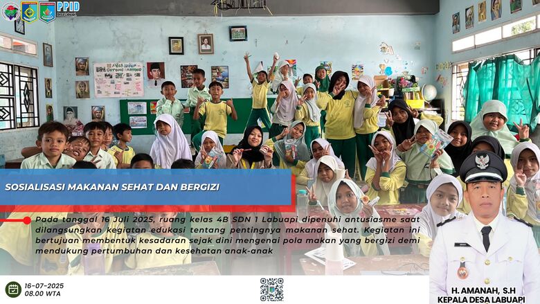 sosialisasi Makanan Sehat dan Bergizi