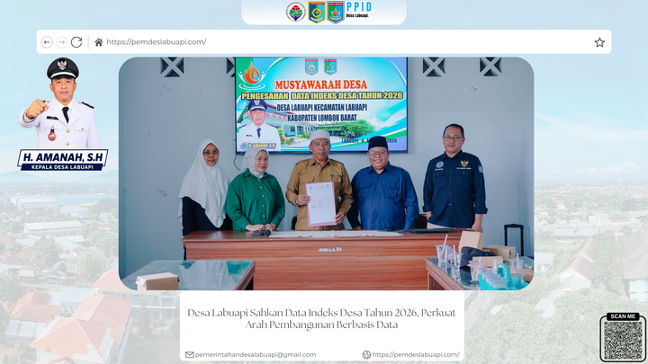 Desa Labuapi Sahkan Data Indeks Desa Tahun 2026, Perkuat Arah Pembangunan Berbasis Data