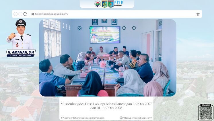 Musrenbangdes Desa Labuapi Bahas Rancangan RKPDes 2027 dan DU-RKPDes 2028