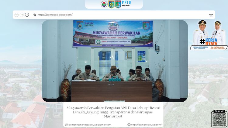 Musyawarah Perwakilan Pengisian BPD Desa Labuapi Resmi Dimulai, Junjung Tinggi Transparansi dan Partisipasi Masyarakat