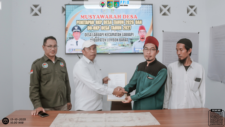 MUSRENBANGDes PEMBAHASAN RKP TAHUN 2026 DAN DU-RKP DESA TAHUN 2027 & MUSYAWARAH DESA PENETAPAN RKP DESA TAHUN 2026 