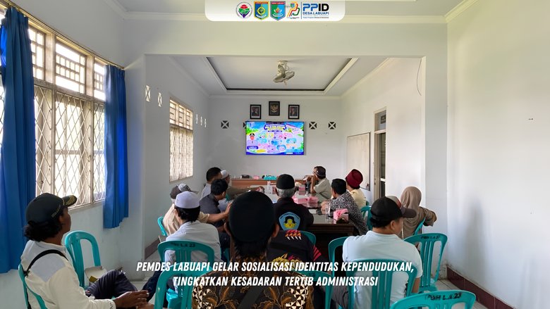 Pemdes Labuapi Gelar Sosialisasi Identitas Kependudukan, Tingkatkan Kesadaran Tertib Administrasi
