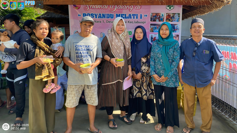 Posyandu ILP Melati 1 Desa Labuapi, Hadirkan PMT Bergizi untuk Wujudkan Generasi Sehat dan Posyandu Terintegrasi