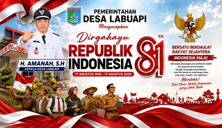 Pemerintah Desa Labuapi Semarakkan HUT ke-81 Kemerdekaan RI dengan Semangat Bersama Membangun Desa