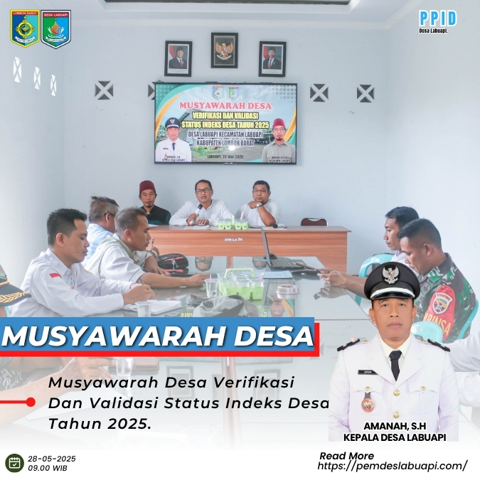 MUSYAWARAH VERIFIKASI DAN VALIDASI INDEKS DESA TAHUN 2025 DESA LABUAPI